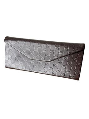 GUCCI Foldable Triangular Eyewear Case Sunglasses Eyeglasses Monogram GG Logo